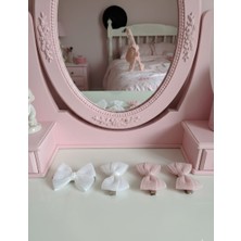 Retro Women Kız Çocuk  Bebek Fiyonk Kurdele Hediye Doğum Günü Sevimli Renkli Toka  Seti