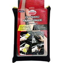 4 Adet Autokit Çift Taraflı Mikrofiber Oto Yıkama Süngeri