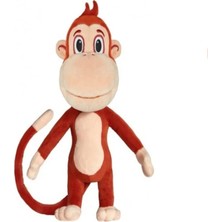 Bamtebi Kukuli Peluş 35 cm Lisanslı Uzun Kuyruklu Uyku Arkadaşı Kukuli Peluş Maymun