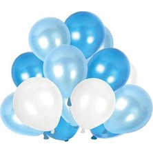 4 Adet Balonevi Erkek Bebek Lüks Balon Seti 30 cm 8'li