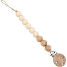 Kidful Boncuk Emzik Askısı - Almond (4 Adet)