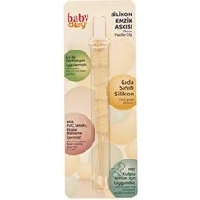Baby Dcey Silikon Emzik Askısı-Krem (3 Adet)