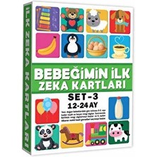 DIYTOY Eğitici Kartlar 12-24 Ay Erken Eğitim Zeka Kartı (2 Adet)