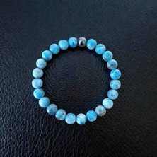 Mga Doğaltaş Apatit Doğal Taş Bileklik 8mm – Hakiki Sertifikalı – Kadın Erkek – Enerji Taşı – Hediyelik