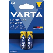 4 Adet Varta Pil Longlife Power 2'li Kalem Pil