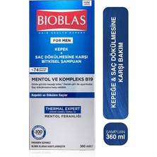 Bioblas Men Şampuan 360 ml Kepeğe ve Saç Dökülmesine Karşı Etkili 2 Adet