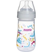 Mooma Neeko Konfeti Desenli Biberon 250 ml Hızlı Akış (3 Adet)
