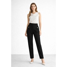 Eskişehir Mağazacılık 5641 Sentez Rosa Önü Pileli Filota Ceo Pantolon