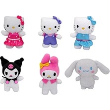 4 Adet Hello Kitty Mini Peluş 7,5 cm HKT25000