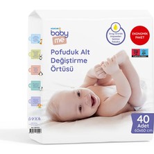 Sleepy Pofuduk Alt Değiştirme Örtüsü 60X60 cm 40 Adet