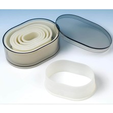 Volovan Set Plastik Oval Düz 7li