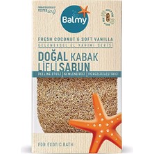 4 Adet Balmy Sabunlu Lif Fresh Coconut & Soft Vanilya