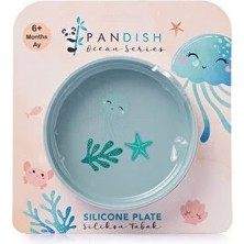 Pandish Jelly Melly Silikon Mama Tabağı Bluish (3 Adet)
