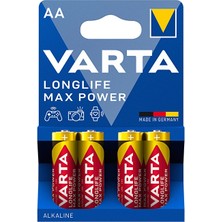 4 Adet Varta Pil Max Power Kalem Pil 4'lü