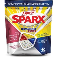 4 Adet Asperox Sparx Diamond Plus Bulaşık Makinasi Tableti 40 Lı