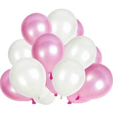 4 Adet Balonevi Kız Bebek Lüks Balon Seti 30 cm 8'li