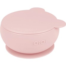 OiOi Vakumlu Kapaklı Kase Pinky Pink