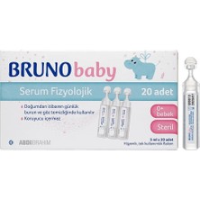 Bruno Baby Serum Fizyolojik 5 ml x 20 Flakon (3 Adet)