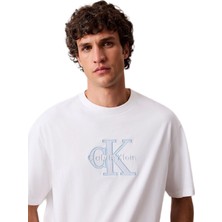 Calvin Klein LV04RF819G Elevated Monologo Erkek Tişört
