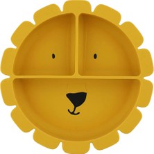 Kidful Silikon Vakumlu Bölmeli Tabak Mr.lion (3 Adet)