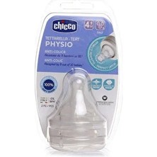 Chicco Yeni Wellbeing Biberon Emziği 4 Ay+ Hızlı Akış 2'li (3 Adet)