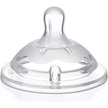 Chicco Natural Feeling Silikon Biberon Emziği Tekli 0 Ay+ Normal Akış (3 Adet)