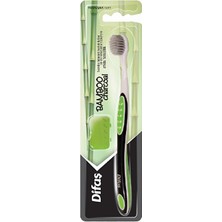 Difaş Diş Fırçası Bambu Aktif Kömür 4 Adet