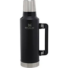 Stanley 1.9l Classic Legendary Termos Siyah Paslanmaz Çelik ile 45 Saat Sıcak ve 40 Saat Soğuk Koruma