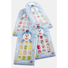 Zero Land Gld-Spt- Çocuk Takma Tırnak - Ebruli