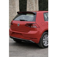 Aftermarket Volkswagen Golf 7 Parlak Siyah Arka Cam Üstü Spoiler