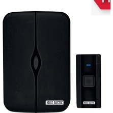 Horoz Nero-D 4,5VDC Full Siyah Kablosuz Kapı Zili