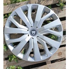 Yk Dacia Sandero / Logan / Dokker / Lodgy / Duster Uyumlu 14 Inç Jant Kapağı 4'lü Takım Amblem Hediyeli