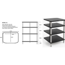 Hi-Fi Rack,hi-End Rack-Audio Rackmüzik-Müzik Seti Rafı.