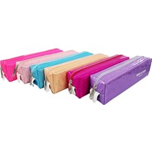 3 Adet Kalem Çantası B&r Simli Kalp Desenli Asorti BD-KCS035