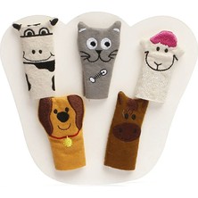 Babycim 5'li Çiftlik Hayvanları Parmak Kukla (3 Adet)