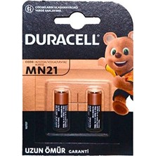 Duracell MN21 2 Li Alkalin Pil Uzun Ömürlü Cihazlar İçin Uygun 12 Volt