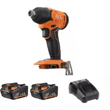 Aeg Bss 18C2-0 + Aeg L1840S  Akü 18 Volt4.0 x 2 + Şarj Cihazı