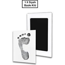 Moky Dizayn Temassız Mürekkep Baskı Kiti - Bebek El/ayak Izi Seti (4 Adet)