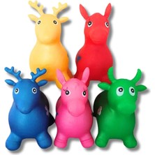 Elura Mavi Kırmızı Pembe Yeşil Şişme Eşek