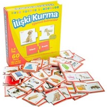 DIYTOY Dıy Toy Okul Öncesi Ilişki Kurma Eğlenceli Bulmacalar (3 Adet)