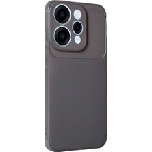 Adige Oppo Reno 15 Kılıf Negro Karbon Desen Silikon + Ekran Koruyucu