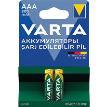 4 Adet Varta Pil Rechargeable Power 2'li Ince Pil 800 Ma