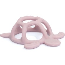 Pandish Tortoise Silikon Diş Kaşıyıcı Lila (4 Adet)