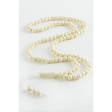 Zero Land Gld-Spt- 99 Lu Plastik Tesbih - Krem