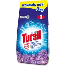 Tursilmatik Toz Çamaşır Deterjanı 8kg (53 Yıkama) Leylak Bahçesi 3 Adet