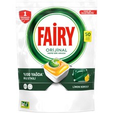 Fairy Hepsi Bir Arada Limon Kokulu 50 Kapsül 675 G 4 Adet