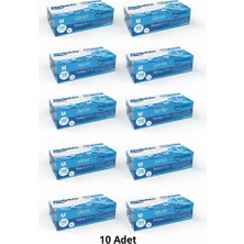 Dolphin M Beden, 10 Kutu, Mavi, Nitril Eldiven, Pudrasız, Latekssiz, Kutuda 100 Adet