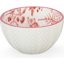 Touch Me New Bone Içi Dekorlu Kase 10 cm 4 Adet