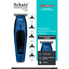 Schatz Profesyonel Saç Sakal Ense 0,2mm Kablolu ve Kablosuz Kullanım USB Şarj Tıraş Makinesi SCH-9066