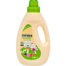 Minies 1.500 ml Sıvı Çamaşır Deterjanı Beyaz ve Renkliler İçin 36 Yıkama Özelliği ile